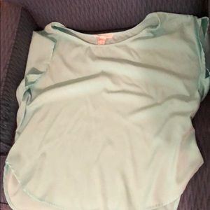 Teal/mint loose blouse